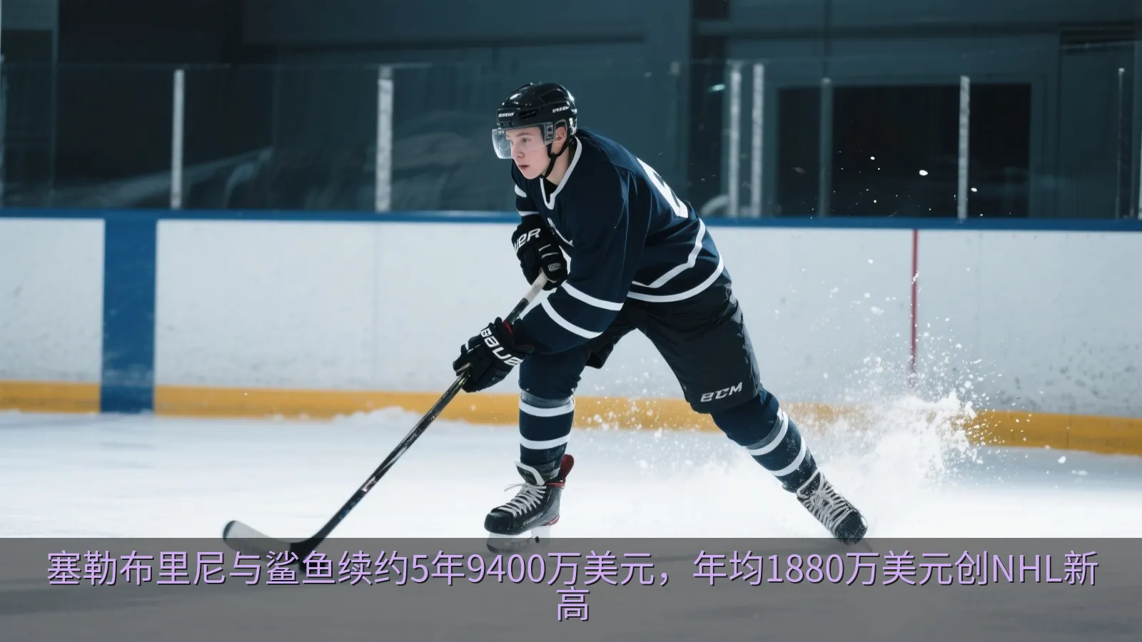 塞勒布里尼与鲨鱼续约5年9400万美元，年均1880万美元创NHL新高
